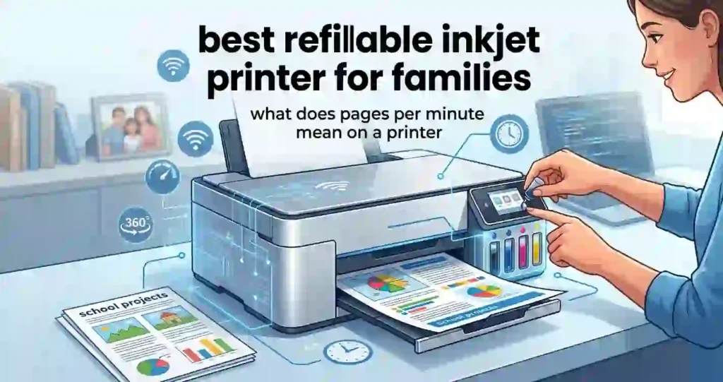 best refillable inkjet printer for families