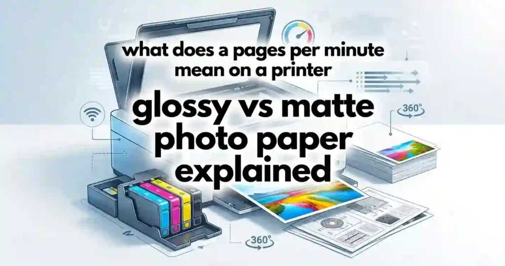 glossy vs matte photo paper explained