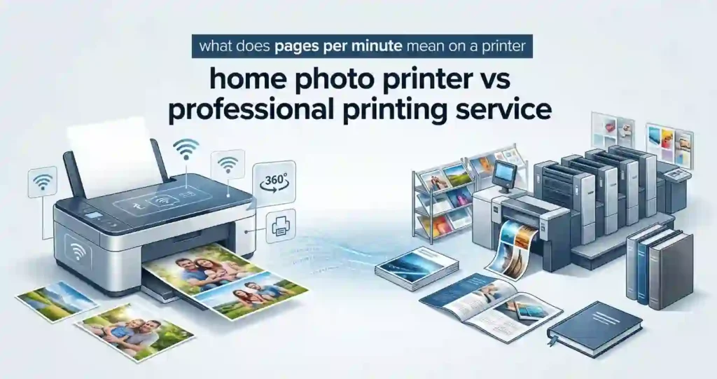 home photo printer vs professional printing service