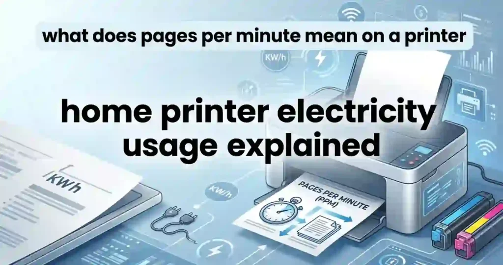 home printer electricity usage explained