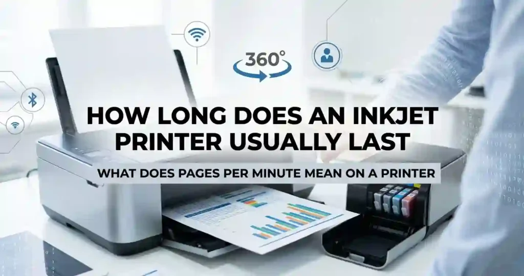 how long does an inkjet printer usually last