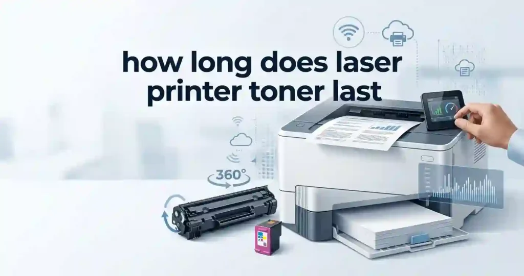 how long does laser printer toner last