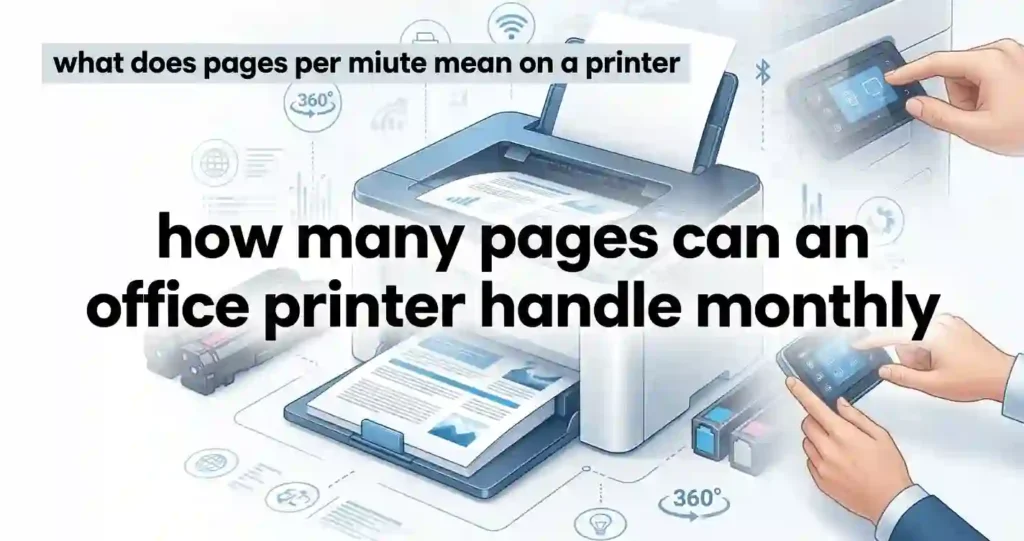 how many pages can an office printer handle monthly