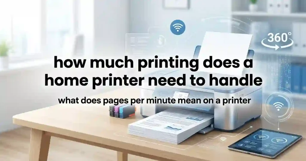 how much printing does a home printer need to handle