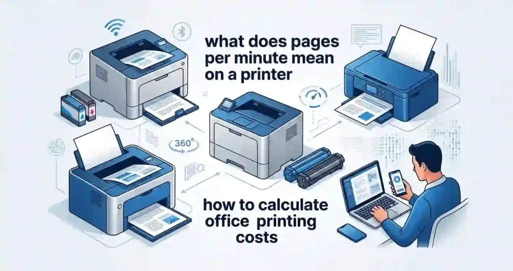 how to calculate office printing costs