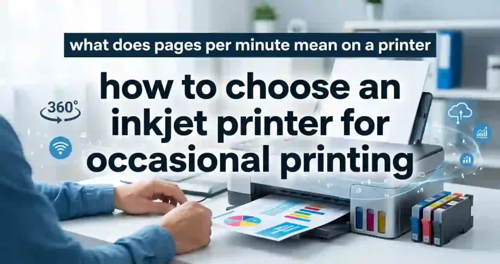 how to choose an inkjet printer for occasional printing