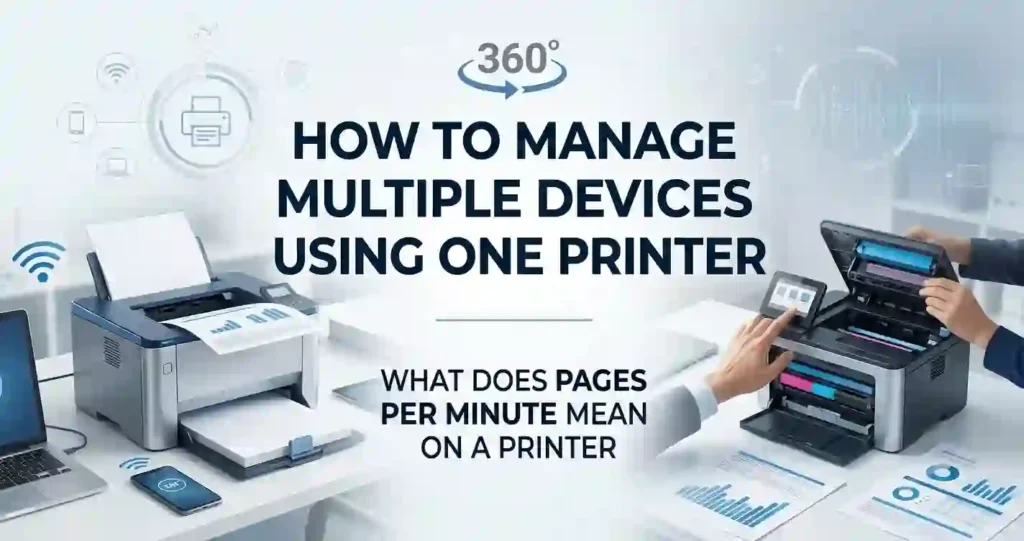 how to manage multiple devices using one printer
