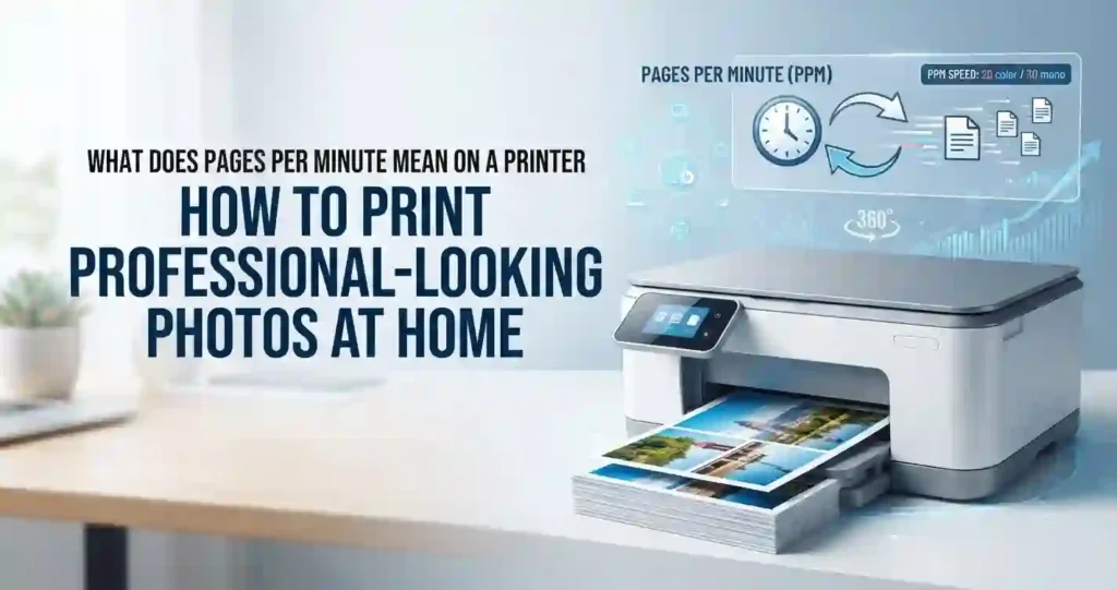how to print professional-looking photos at home