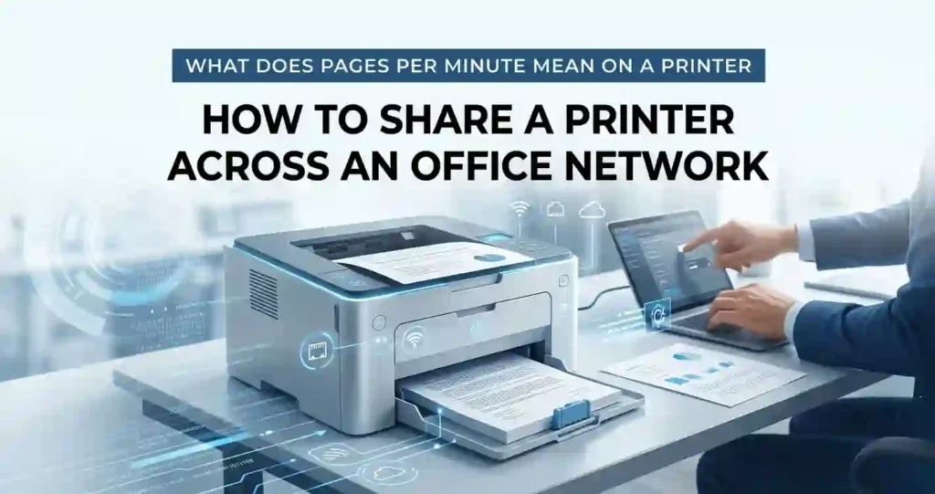 how to share a printer across an office network