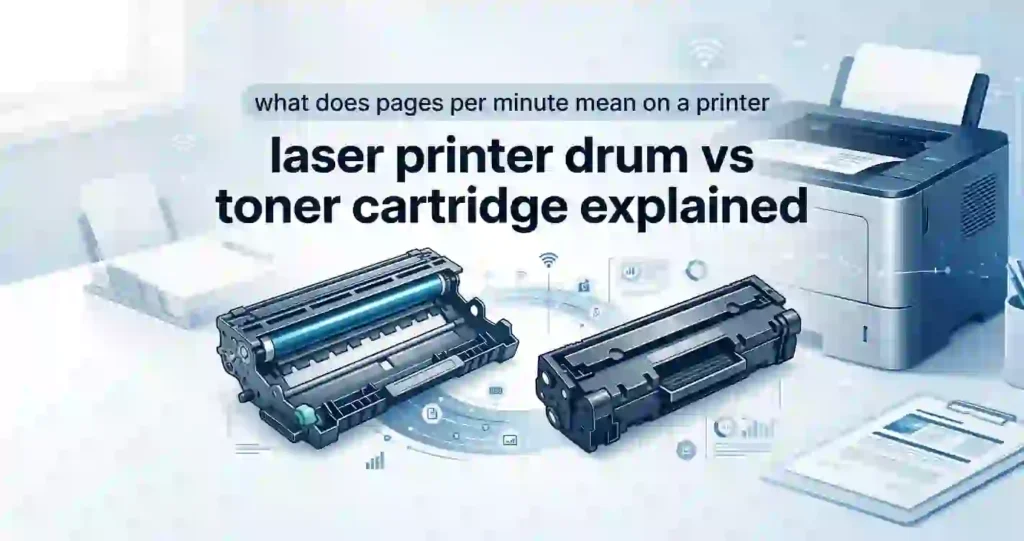 laser printer drum vs toner cartridge explained