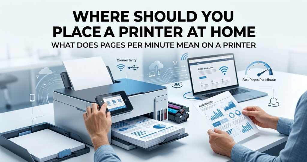 where should you place a printer at home