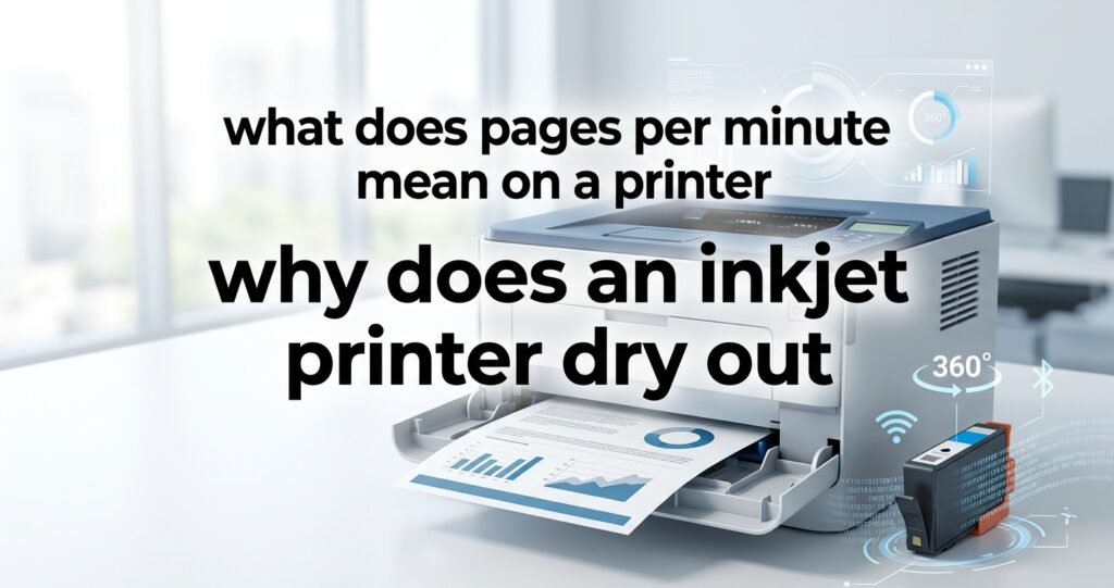 why does an inkjet printer dry out