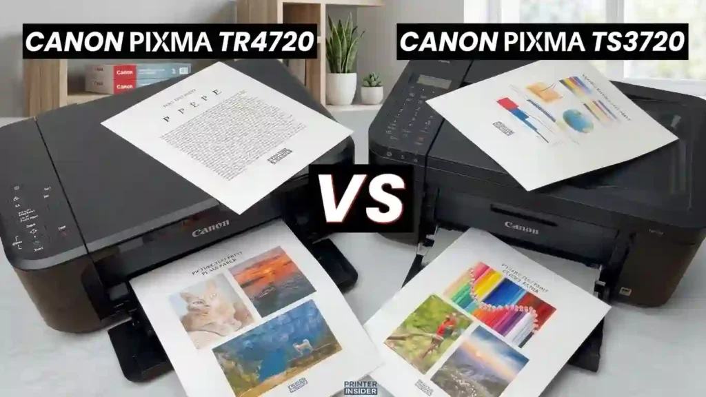 Canon PIXMA TR4720 vs canon pixma ts3720