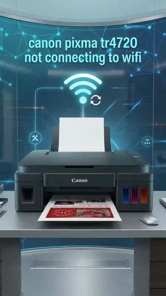 canon pixma tr4720 not connecting to wifi
