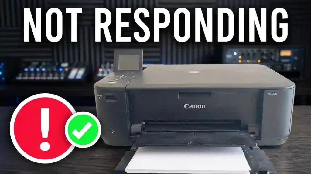 canon tr7020a printer not responding