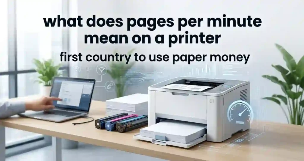 first country to use paper money