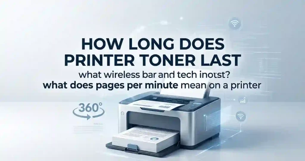 how long does printer toner last