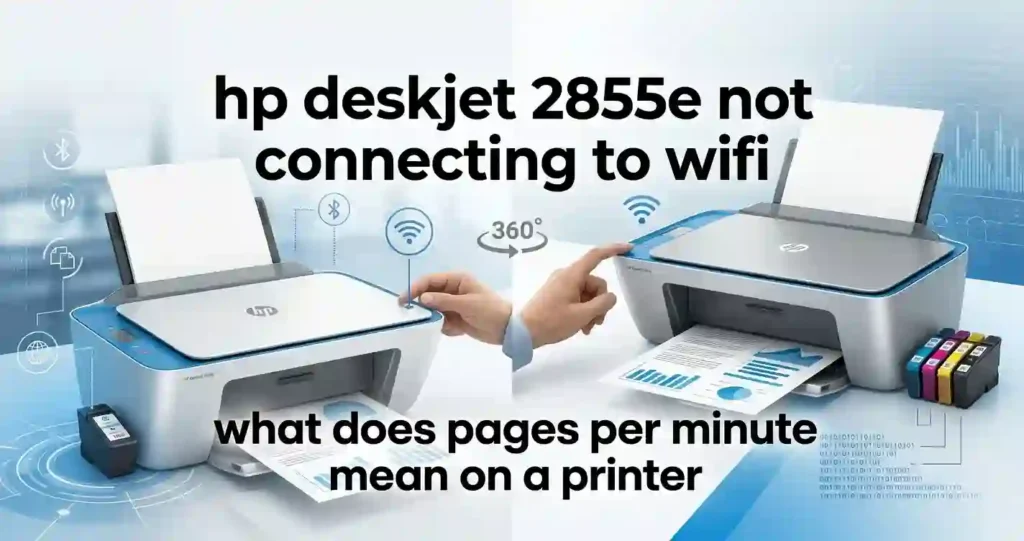 hp deskjet 2855e not connecting to wifi