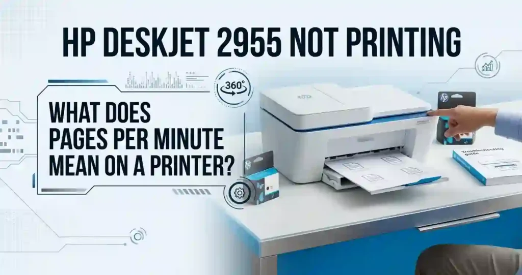 hp deskjet 2955 not printing