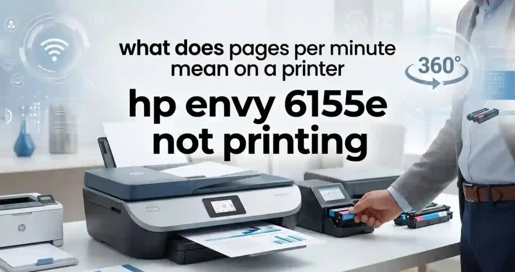 hp envy 6155e not printing