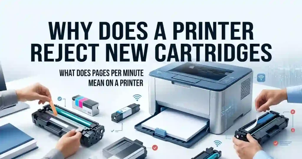 why does a printer reject new cartridges
